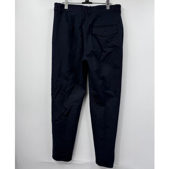 COS Pants Womens Navy Blue Chino Straight Leg Stretch Trousers Size 8 - Picture 5 of 8